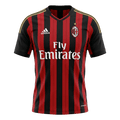 Retro AC Milan Domicile Maillot 2013/14 Rouge&Noir