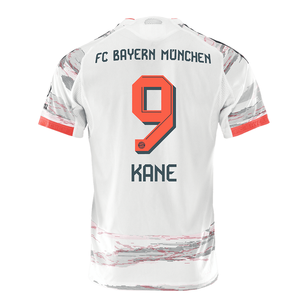 KANE #9 Munich Extérieur Maillot 2025/26 Blanc Joueur