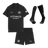 Manchester City Extérieur Maillot Kit 2025/26 Enfant Noir