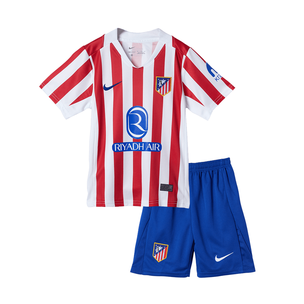 Atlético Domicile Maillot Kit 2025/26 Junior Red&White