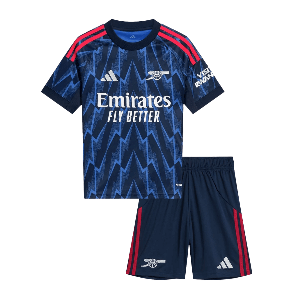 Arsenal Extérieur Maillot Kit 2025/26 Junior Bleu