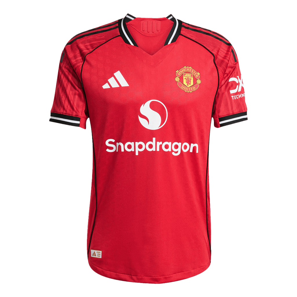 ŠEŠKO #30 Manchester United Domicile Maillot 2025/26 Rouge Authentique