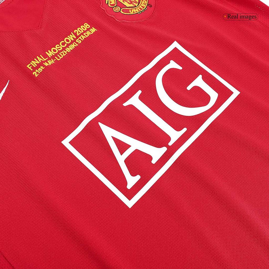 Retro Manchester United Domicile Maillot 2007/08 - UCL Final