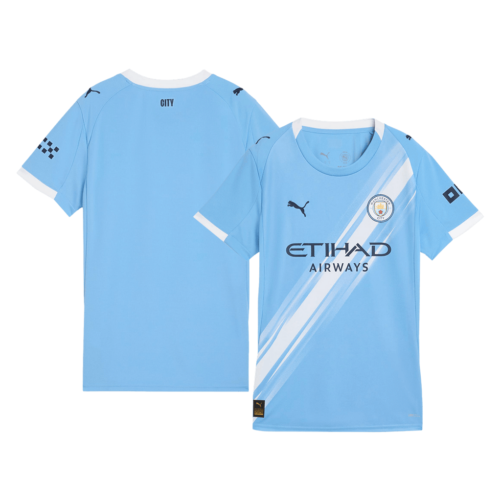 Femme Manchester City Domicile Maillot 2025/26 Bleu