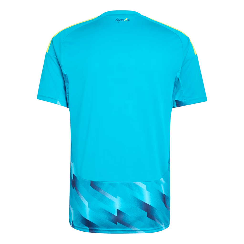 Espagne Gardien Maillot - Coupe du Monde 2026 Bleu Grande Taille