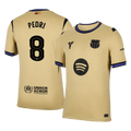PEDRI #8 Barcelone Extérieur Maillot 2025/26 Jaune - UCL