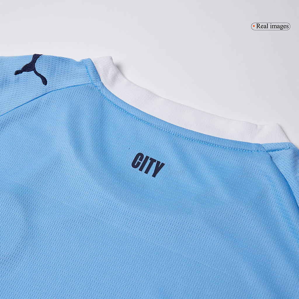 Femme Manchester City Domicile Maillot 2025/26 Bleu
