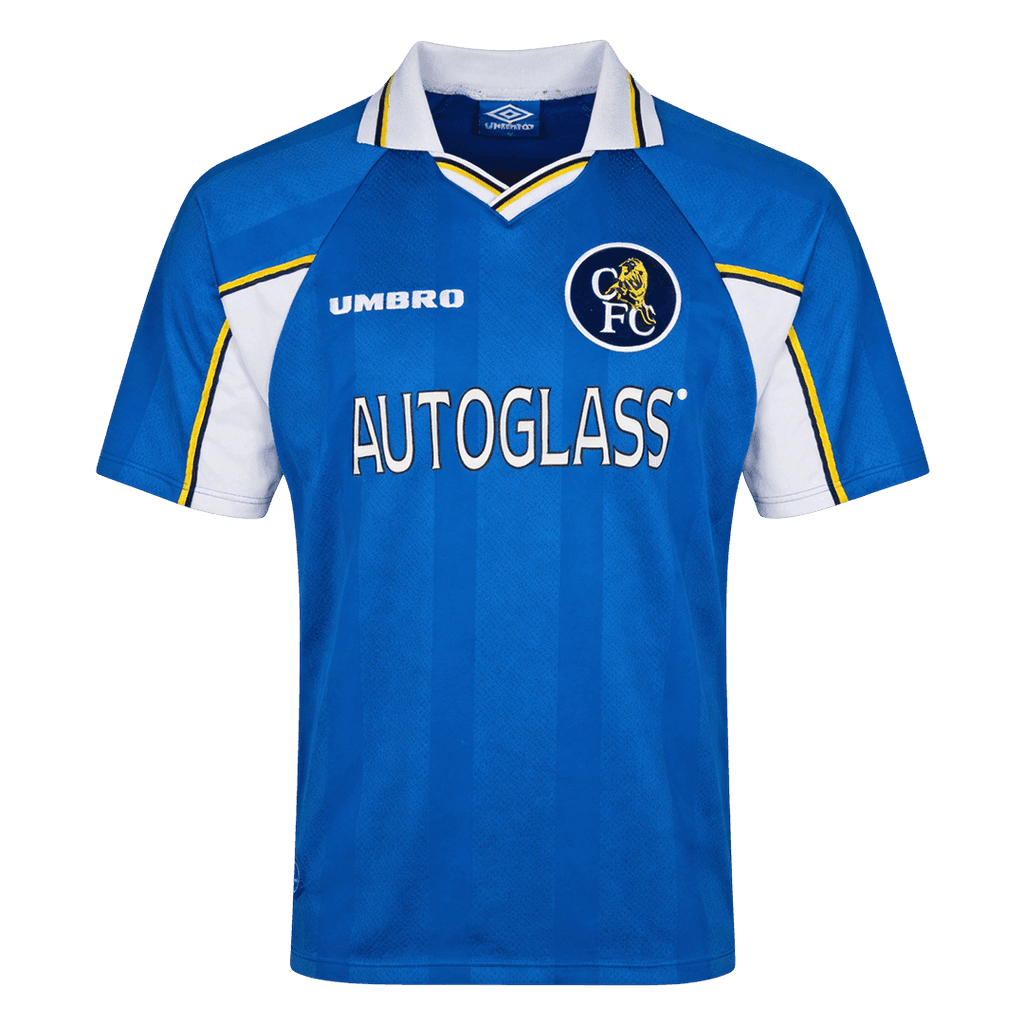 Retro Chelsea Domicile Maillot 1997/99 Bleu