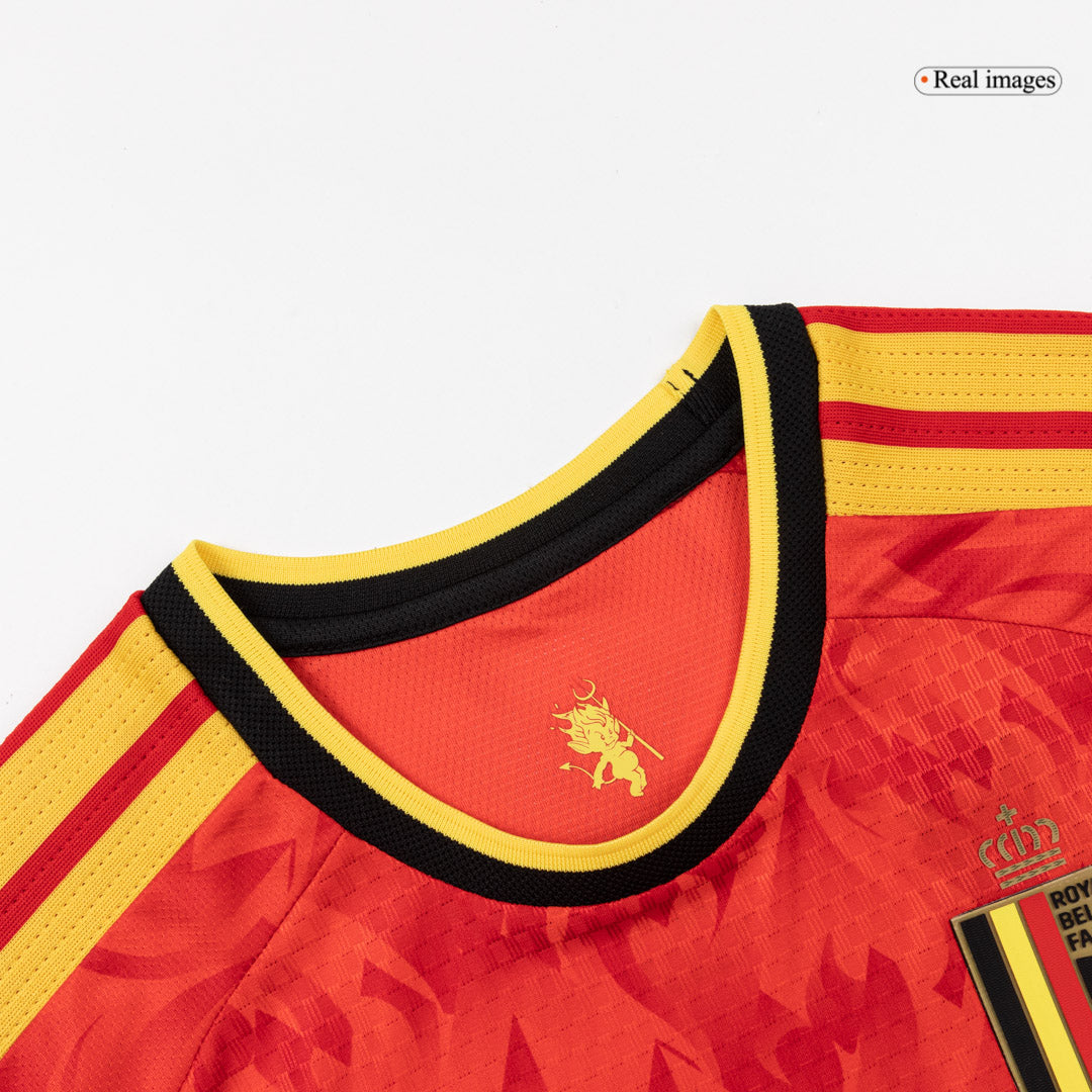 Belgique Domicile Maillot - Coupe du Monde 2026 Rouge Joueur Grande Taille