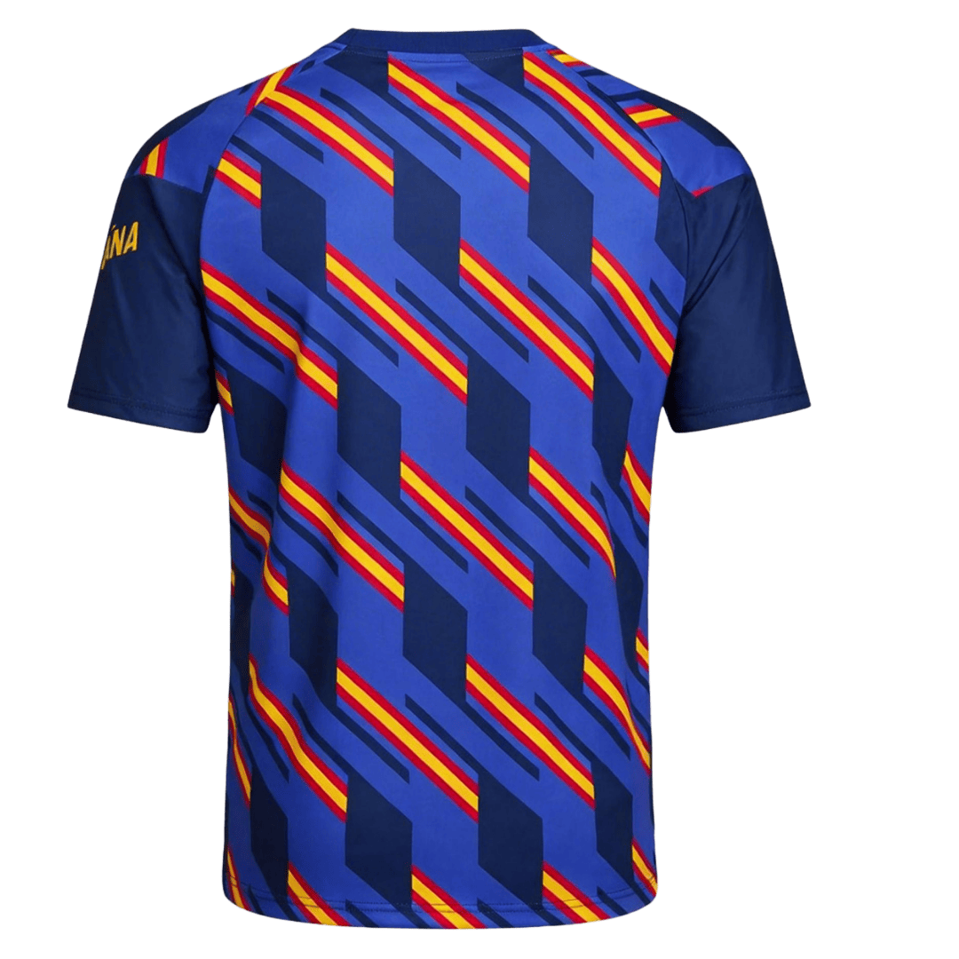 Espagne Pre-Match Maillot - Coupe du Monde 2026 Bleu marine