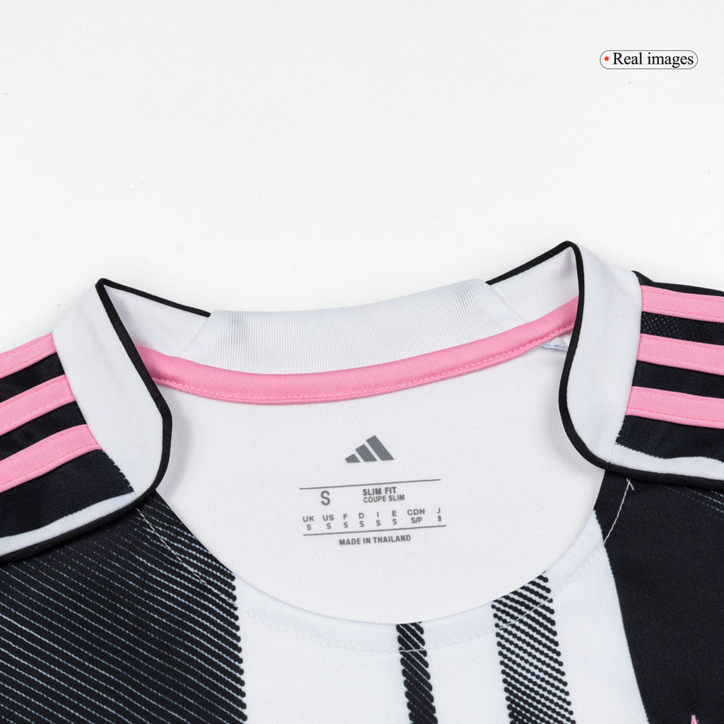 Femme Juventus Domicile Maillot 2025/26 Noir&Blanc