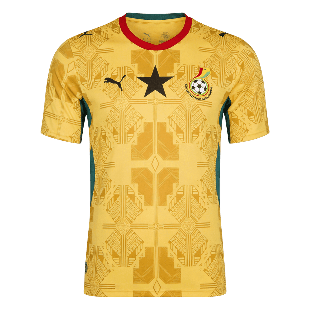 Ghana Extérieur Maillot - Coupe du Monde 2026 Jaune