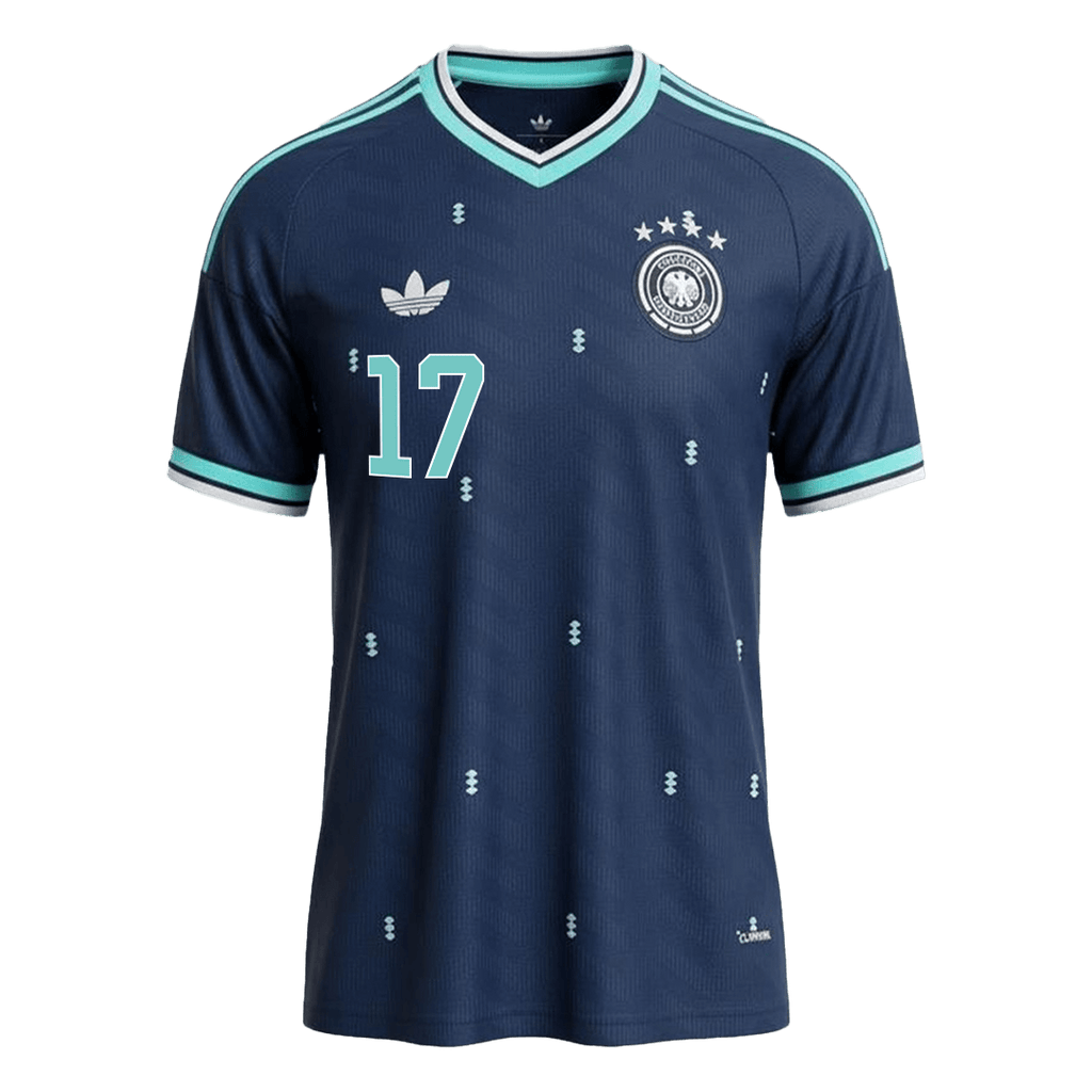 WIRTZ #17 Allemagne Extérieur Maillot - Coupe du Monde 2026 Bleu marine
