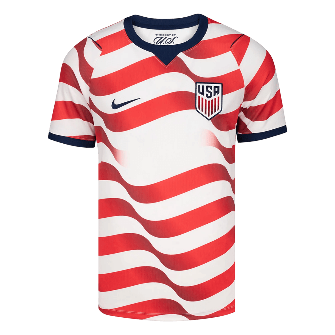 États-Unis Domicile Maillot - Coupe du Monde 2026 Rouge&Blanc Grande Taille