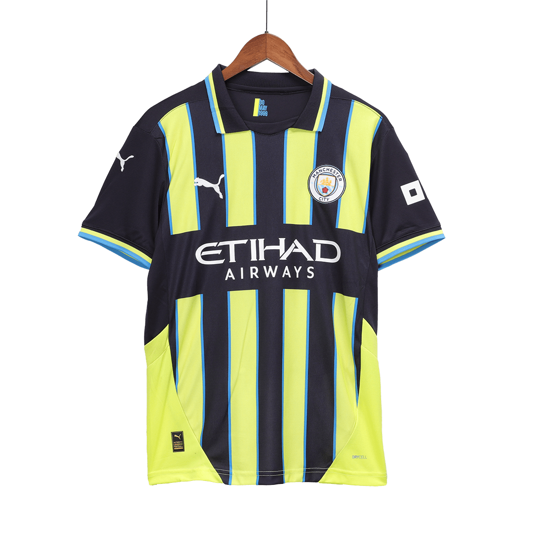 DE BRUYNE #17 Manchester City Extérieur Maillot 2024/25