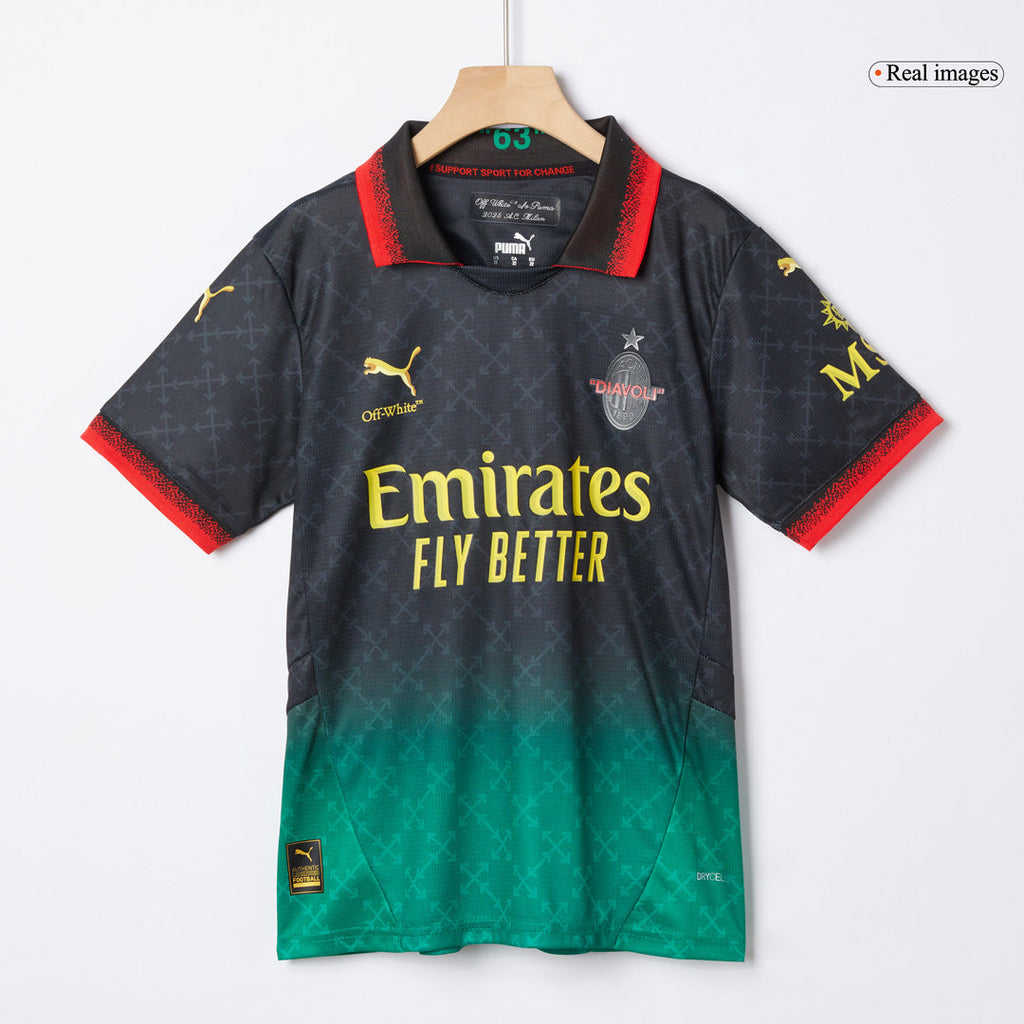 Milan AC Fourth Away Maillot Kit 2024/25 Junior