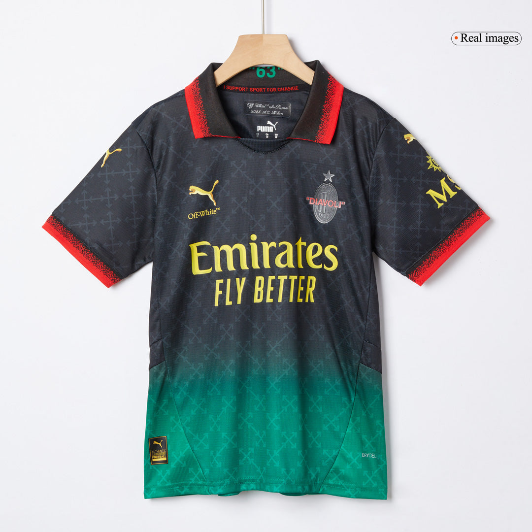 Milan AC Fourth Away Maillot Kit 2024/25 Junior