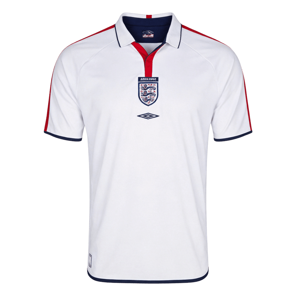 Retro Angleterre Domicile Maillot 2004 Blanc