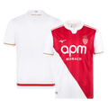 Monaco Domicile Maillot 2025/26 Red&White Grande Taille