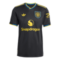 Manchester United Third Maillot 2025/26 Noir Authentique Grande Taille