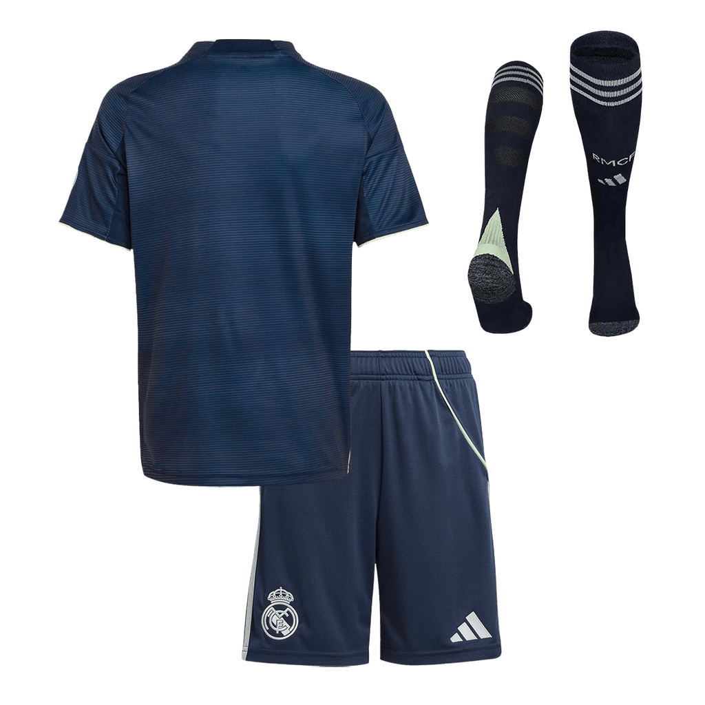 Real Madrid Extérieur Maillot Kit 2025/26 Enfant Bleu marine