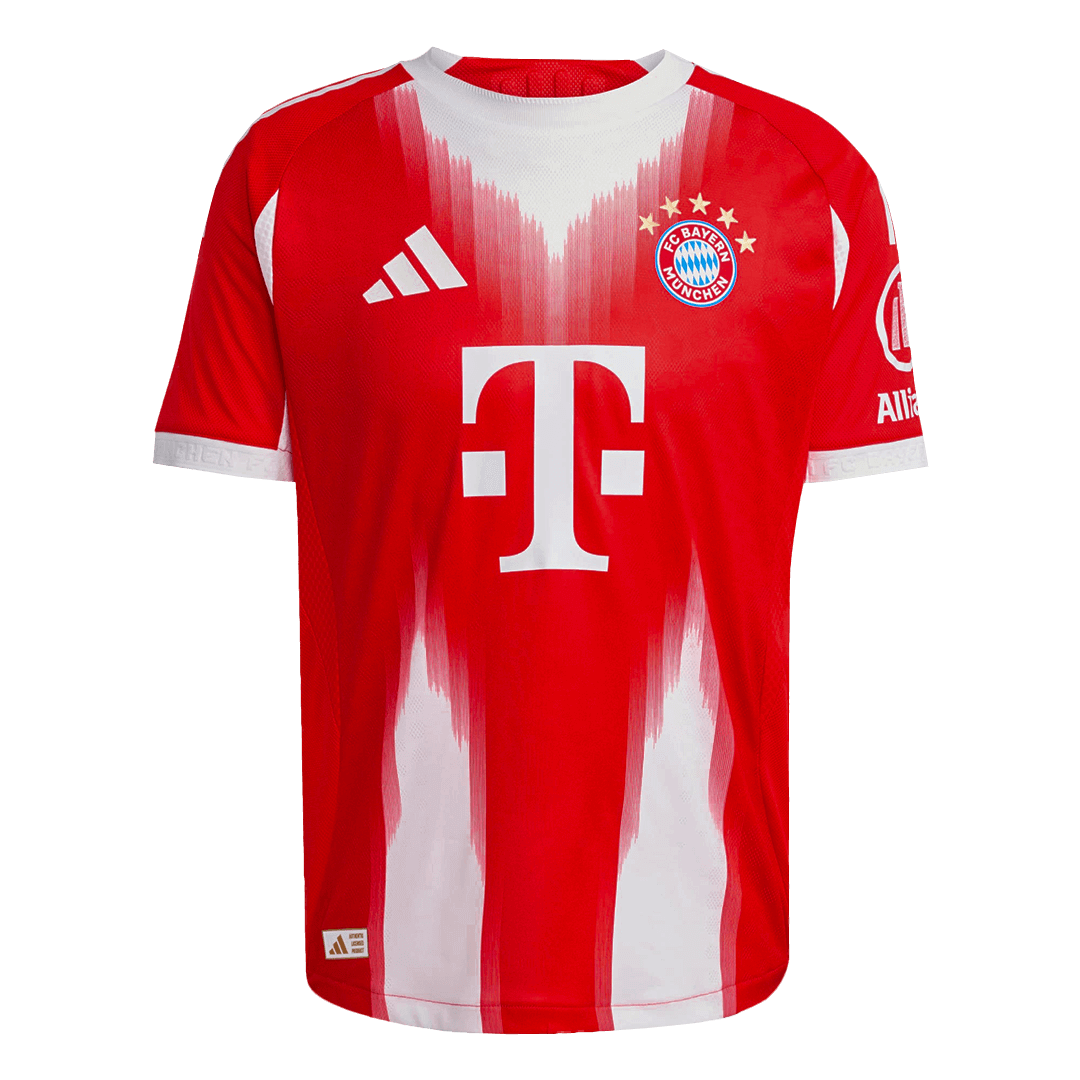 Munich Domicile Maillot 2025/26 Rouge Joueur Grande Taille