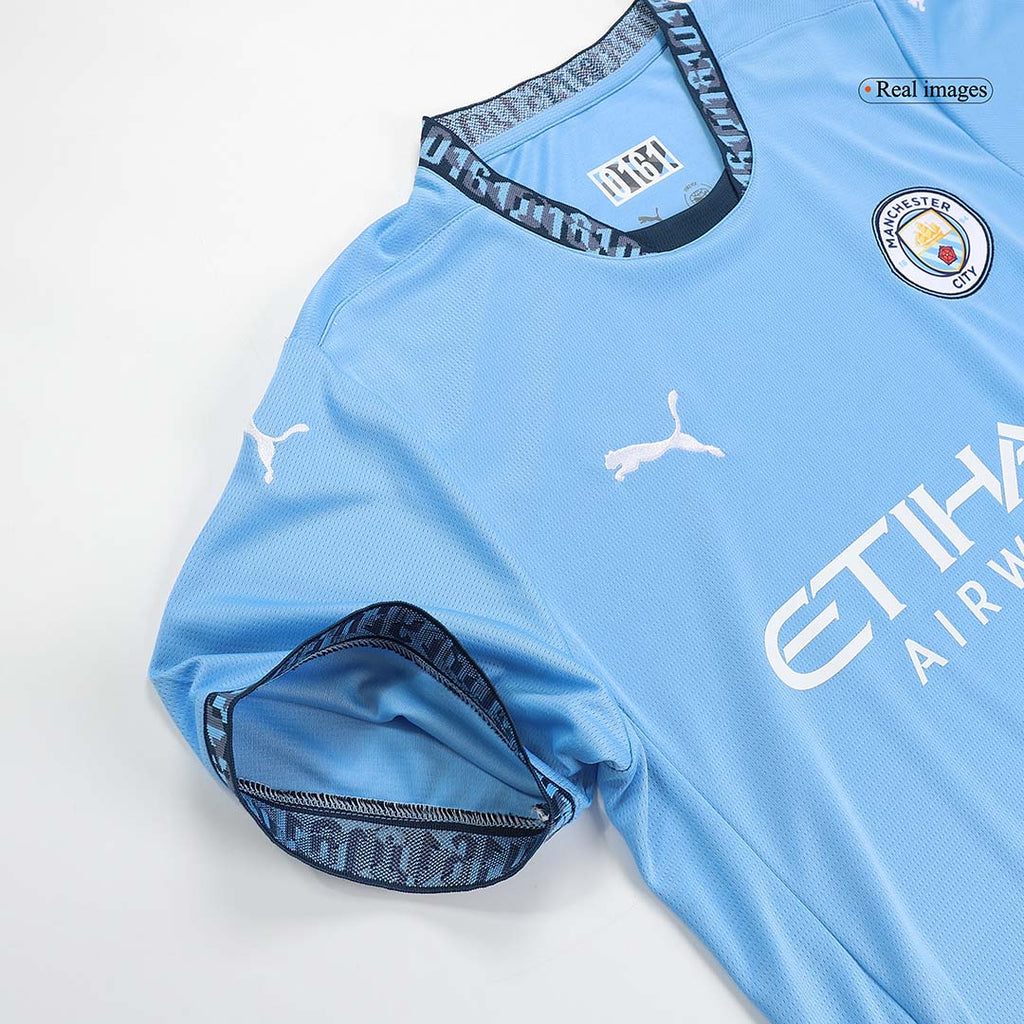 DE BRUYNE #17 Manchester City Domicile Maillot 2024/25 UCL - Super