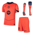 Barcelone Third Maillot Kit 2025/26 Orange