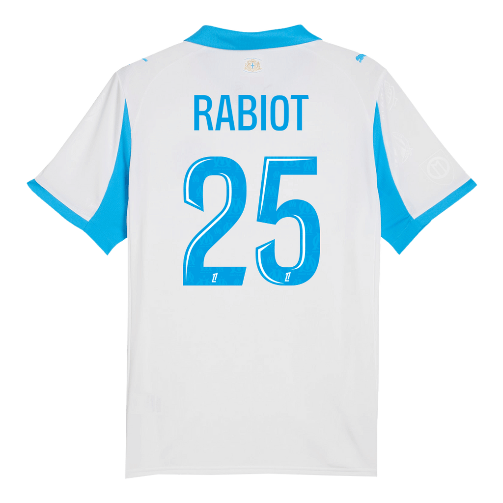 RABIOT #25 Olympique de Marseille Domicile Maillot 2025/26 Blanc
