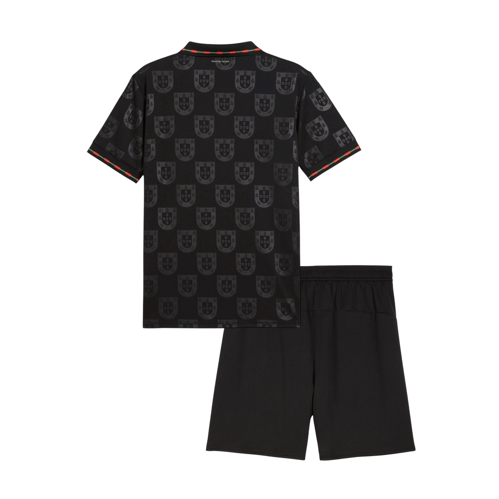 Portugal Maillot Kit Coupe du Monde 2026 Enfant Noir