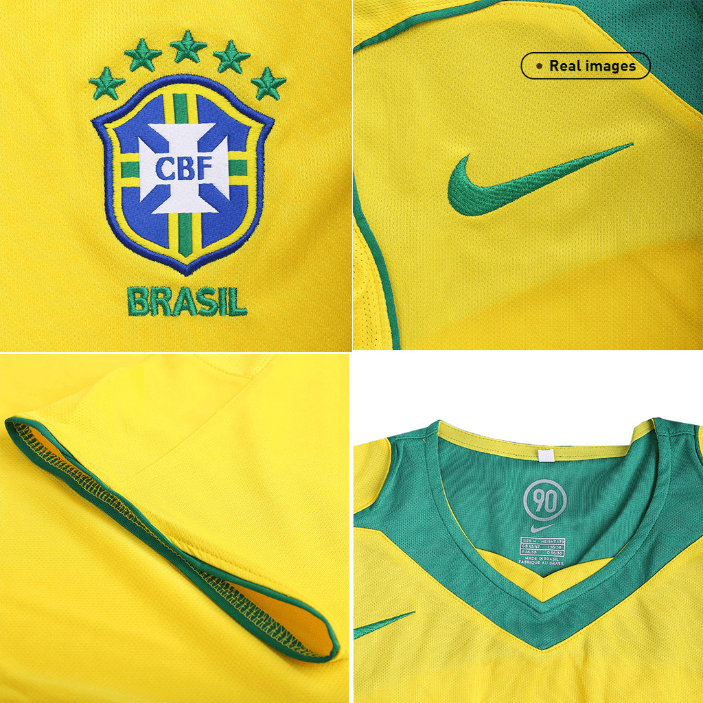 Retro Brésil Domicile Maillot 2004