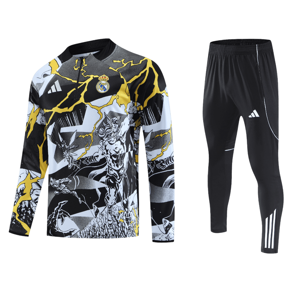 Real Madrid Sweatshirt Kit 2025/26 Noir