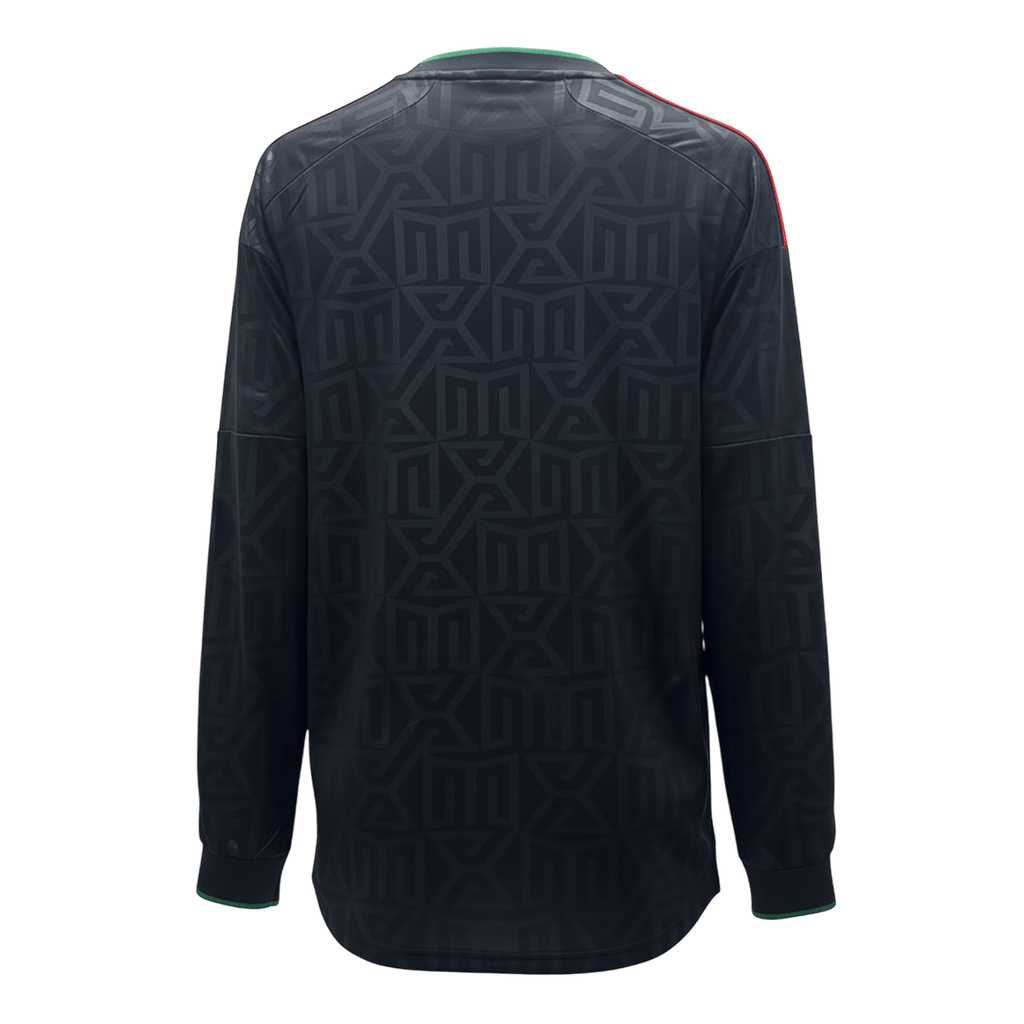 Mexique Maillot Manches Longues - Coupe du Monde 2026 Noir Grande Taille