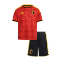 Belgique Domicile Maillot Kit - Coupe du Monde 2026 Enfant Rouge