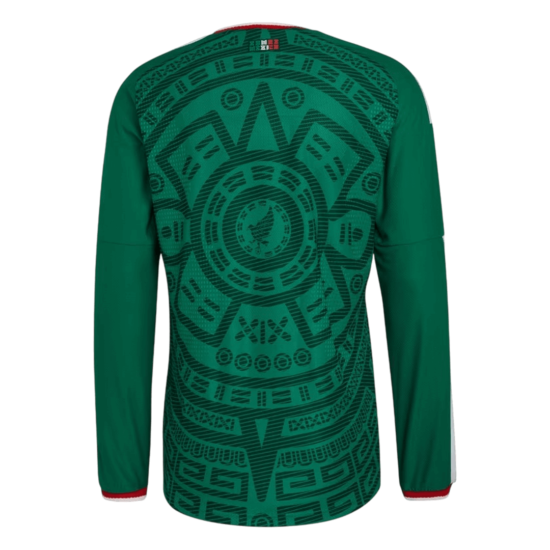 Mexique Domicile Maillot Manches Longues - Coupe du Monde 2026 Vert
