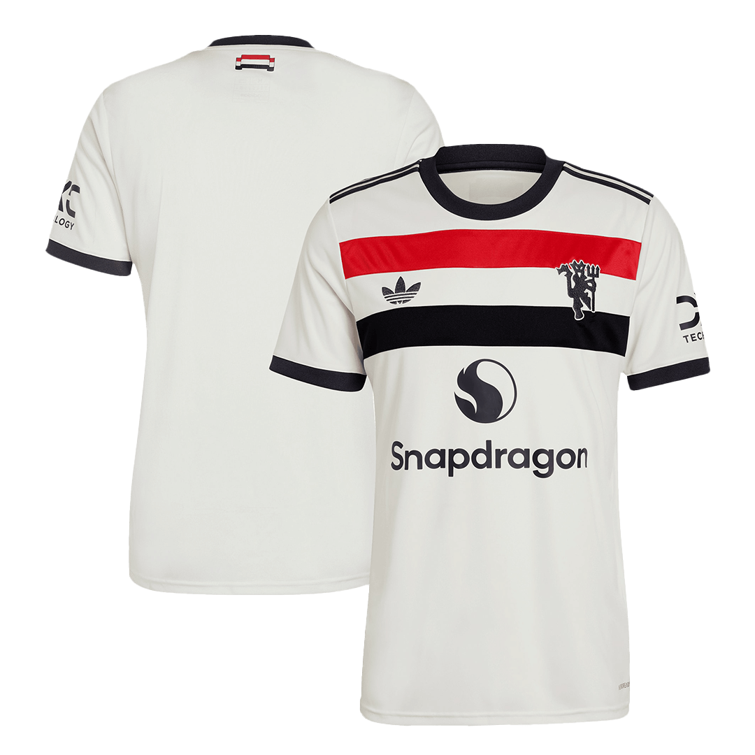 Manchester United Third Maillot 2024/25 - Super Grande Taille