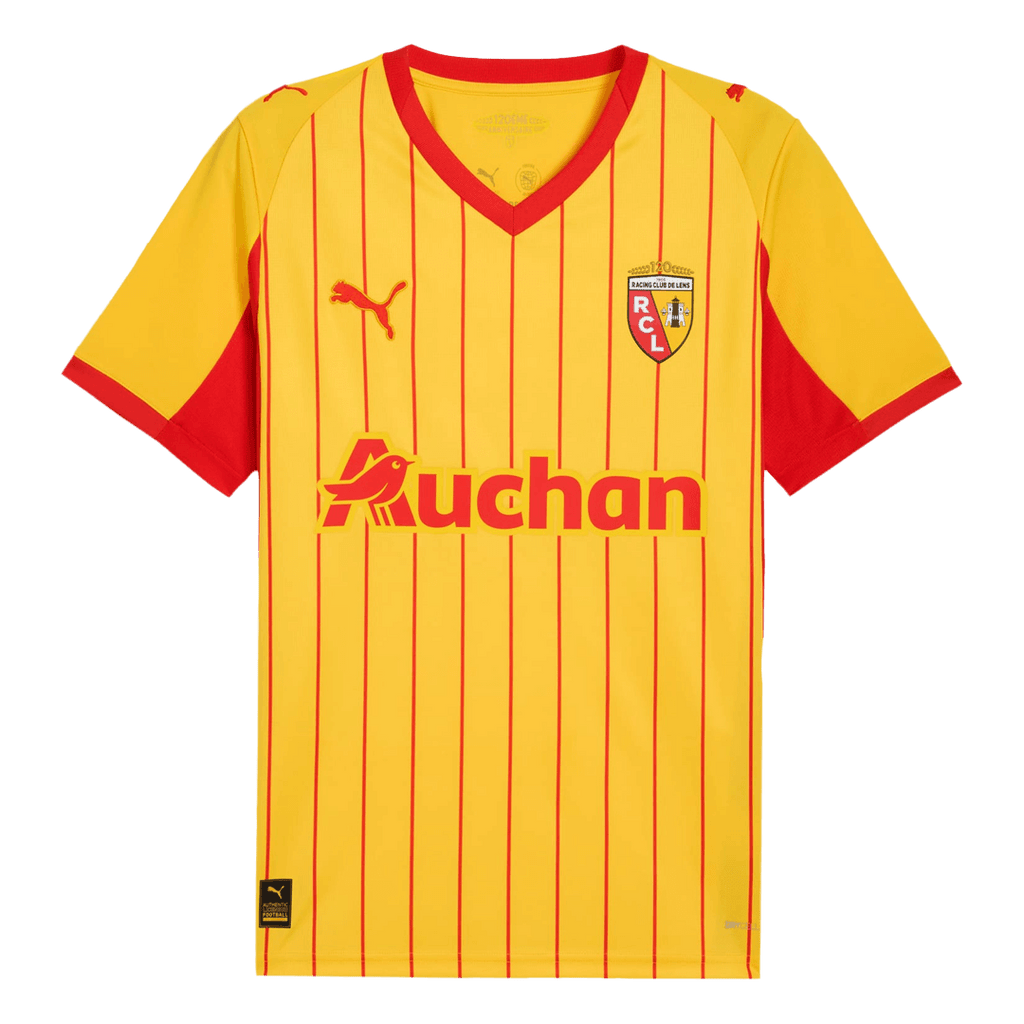 THAUVIN #10 RC Lens Domicile Maillot 2025/26 Rouge&Jaune