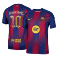 LAMINE YAMAL #10 Barcelone Domicile Maillot 2025/26 Rouge et Bleu Authentique