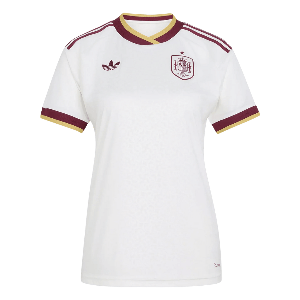 Femme Espagne Extérieur Maillot - Coupe du Monde 2026 Blanc