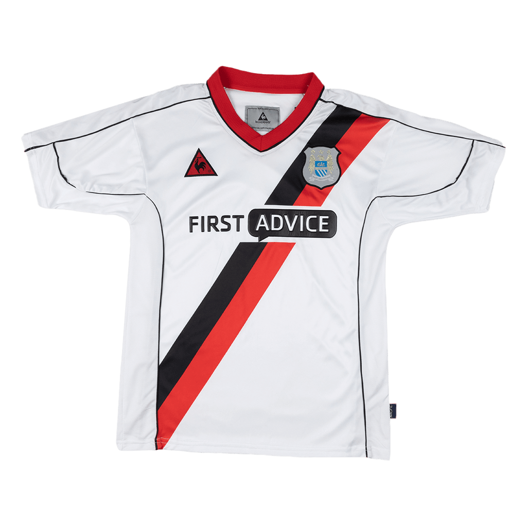 Retro Manchester City Extérieur Maillot 2002/03 Blanc