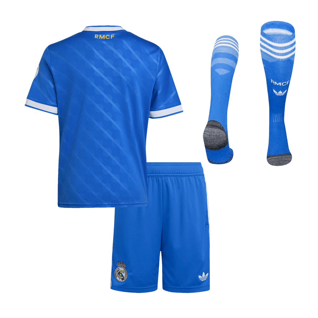 Real Madrid Third Maillot Kit 2025/26 Junior Bleu