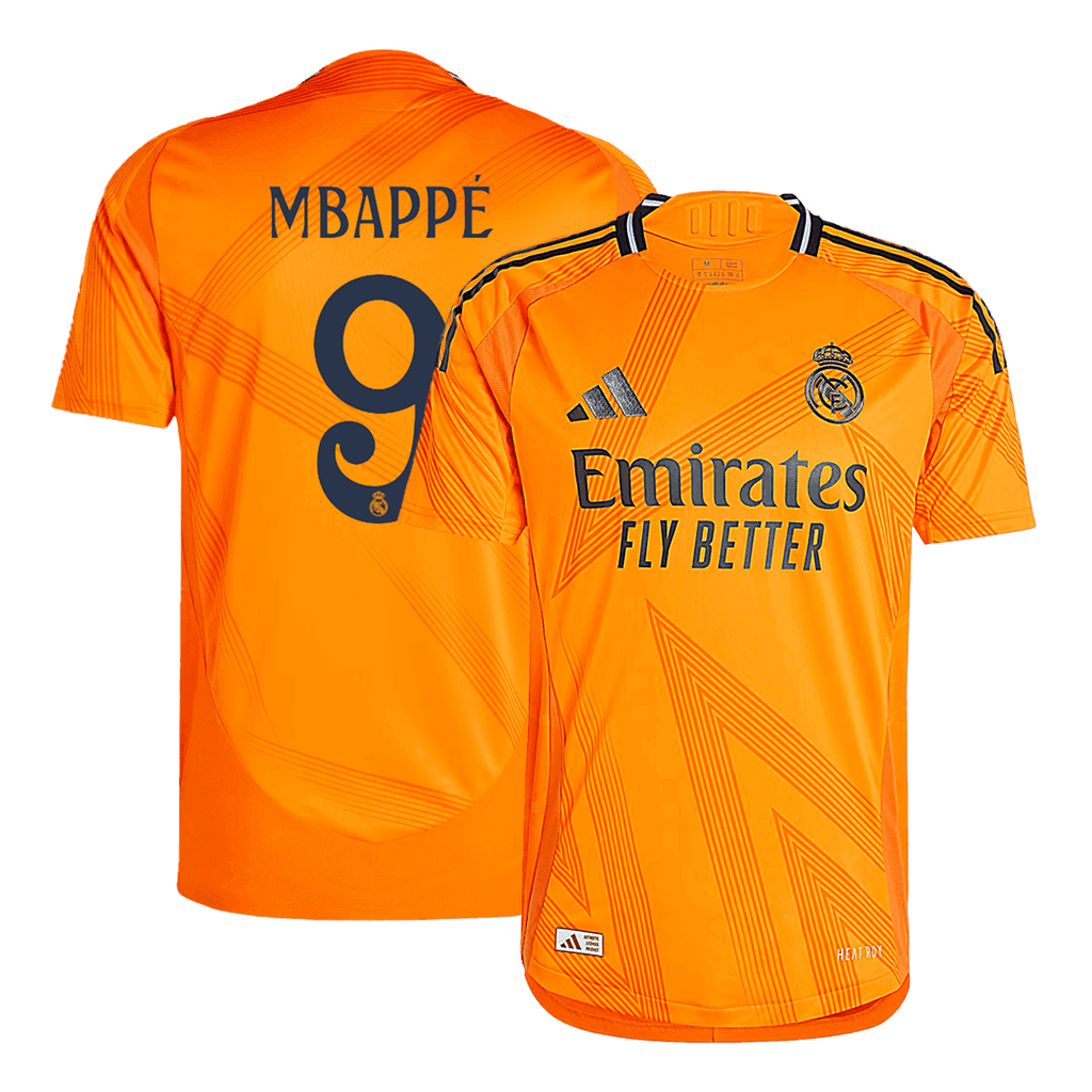 MBAPPÉ #9 Real Madrid Extérieur Maillot 2024/25 Authentique