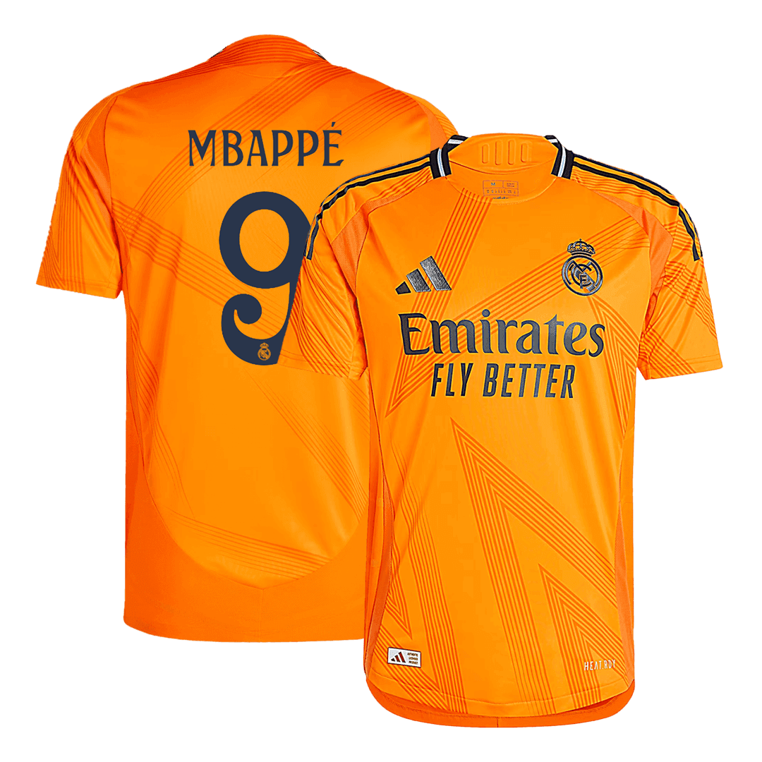 MBAPPÉ #9 Real Madrid Extérieur Maillot 2024/25 Authentique