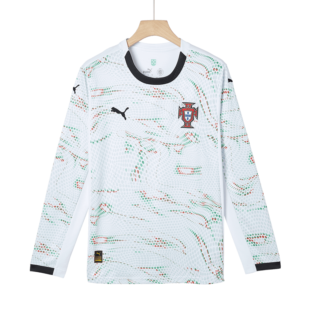 RONALDO #7 Portugal Extérieur Maillot Manches Longues 2025