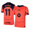 RAPHINHA #11 Barcelone Third Maillot 2025/26 Orange - UCL