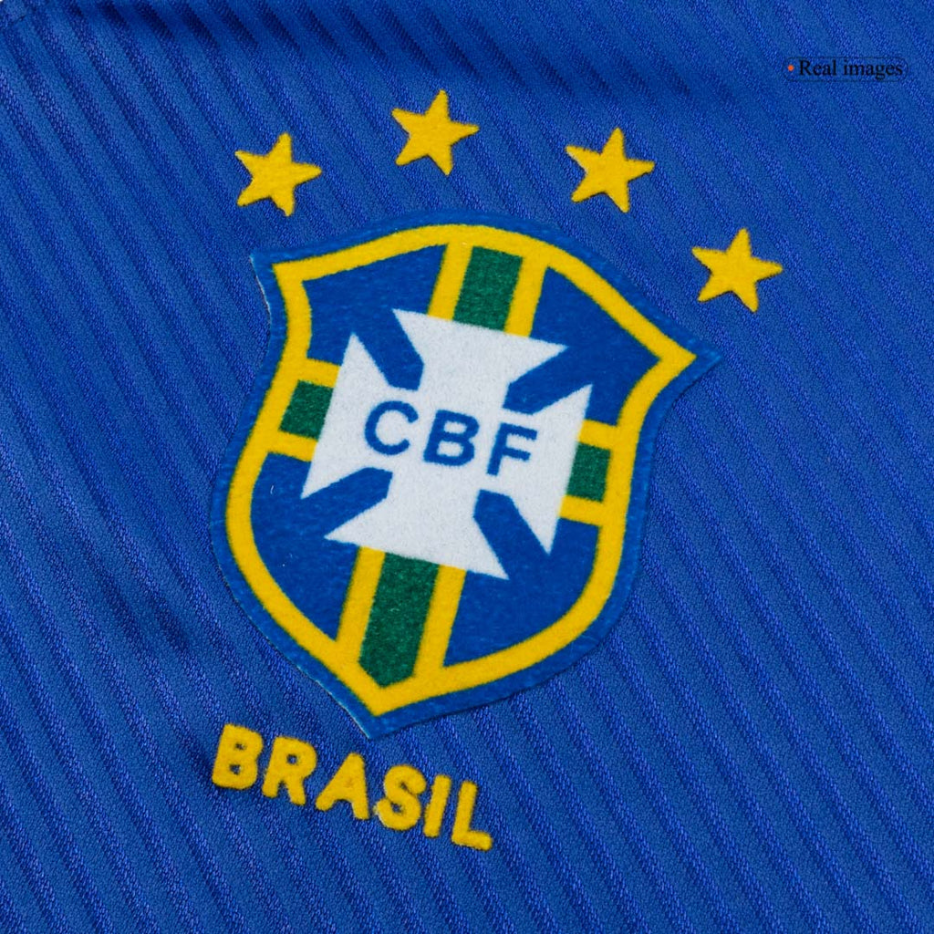 Retro Brésil Extérieur Maillot 94/96 Bleu