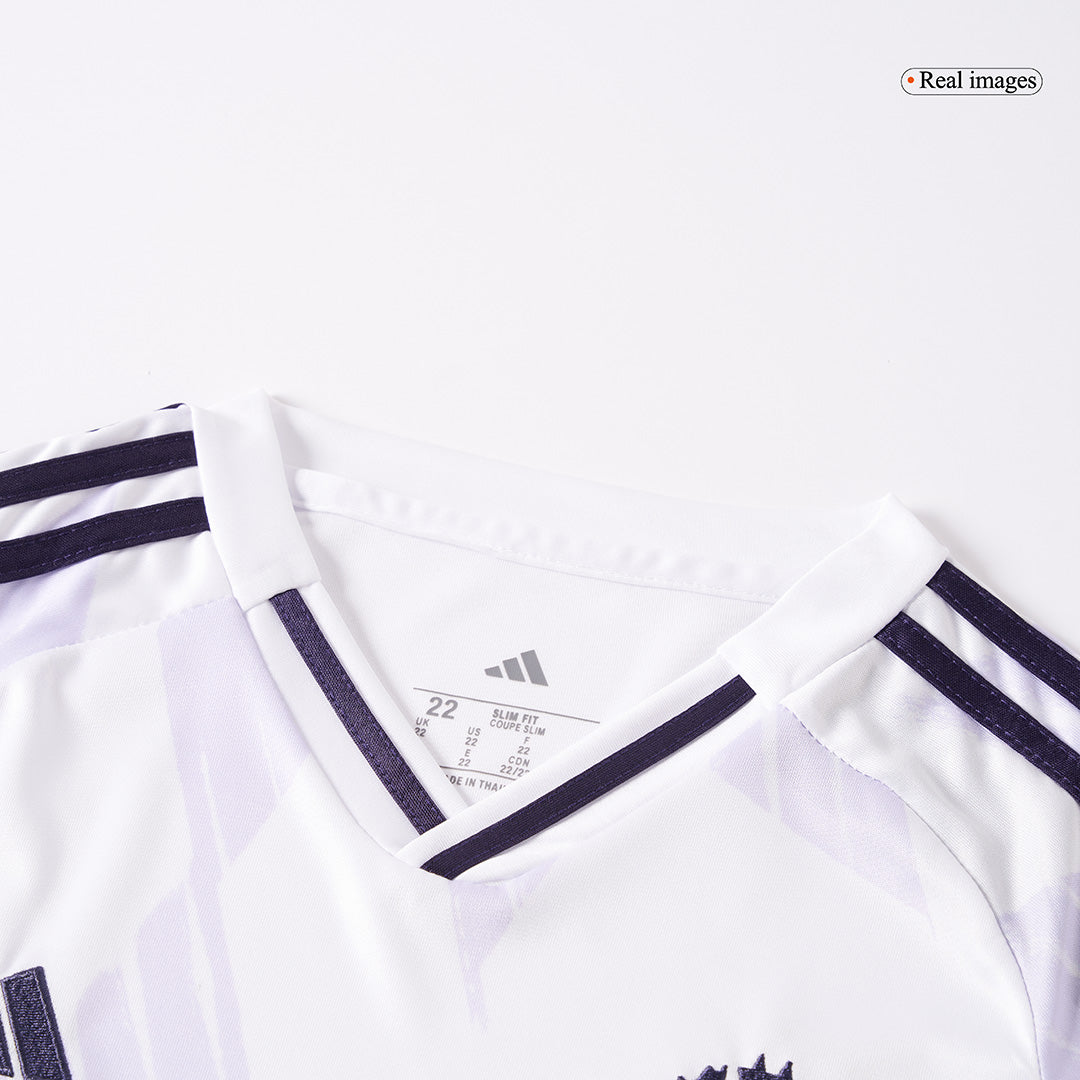 Manchester United Extérieur Maillot Kit 2025/26 Enfant Blanc