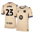 KOUNDE #23 Barcelone Extérieur Maillot 2025/26 Jaune - UCL