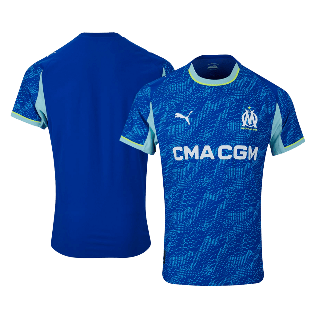 Olympique de Marseille Third Maillot 2025/26 Bleu Authentique Grande Taille