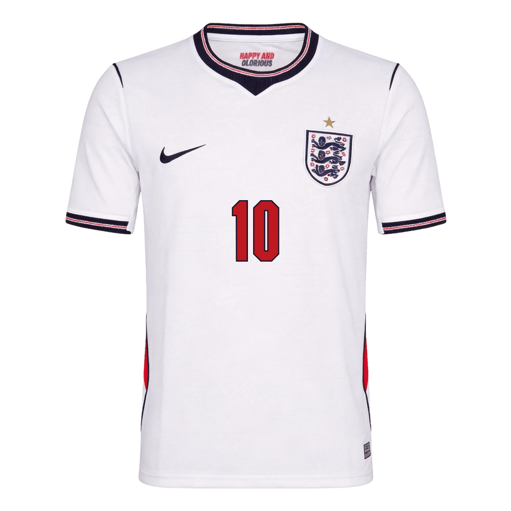 BELLINGHAM #10 Angleterre Domicile Maillot - Coupe du Monde 2026 Blanc